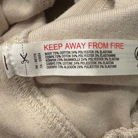 Anthropologie Daily Practice Corduroy Kick Flare Cargo Pull On Pants Medium Tan - Picture 8 of 10